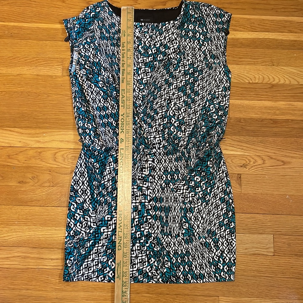 AB Studio Womens Medium Waist Defined Cap Sleeve Dress - Picture 7 of 9